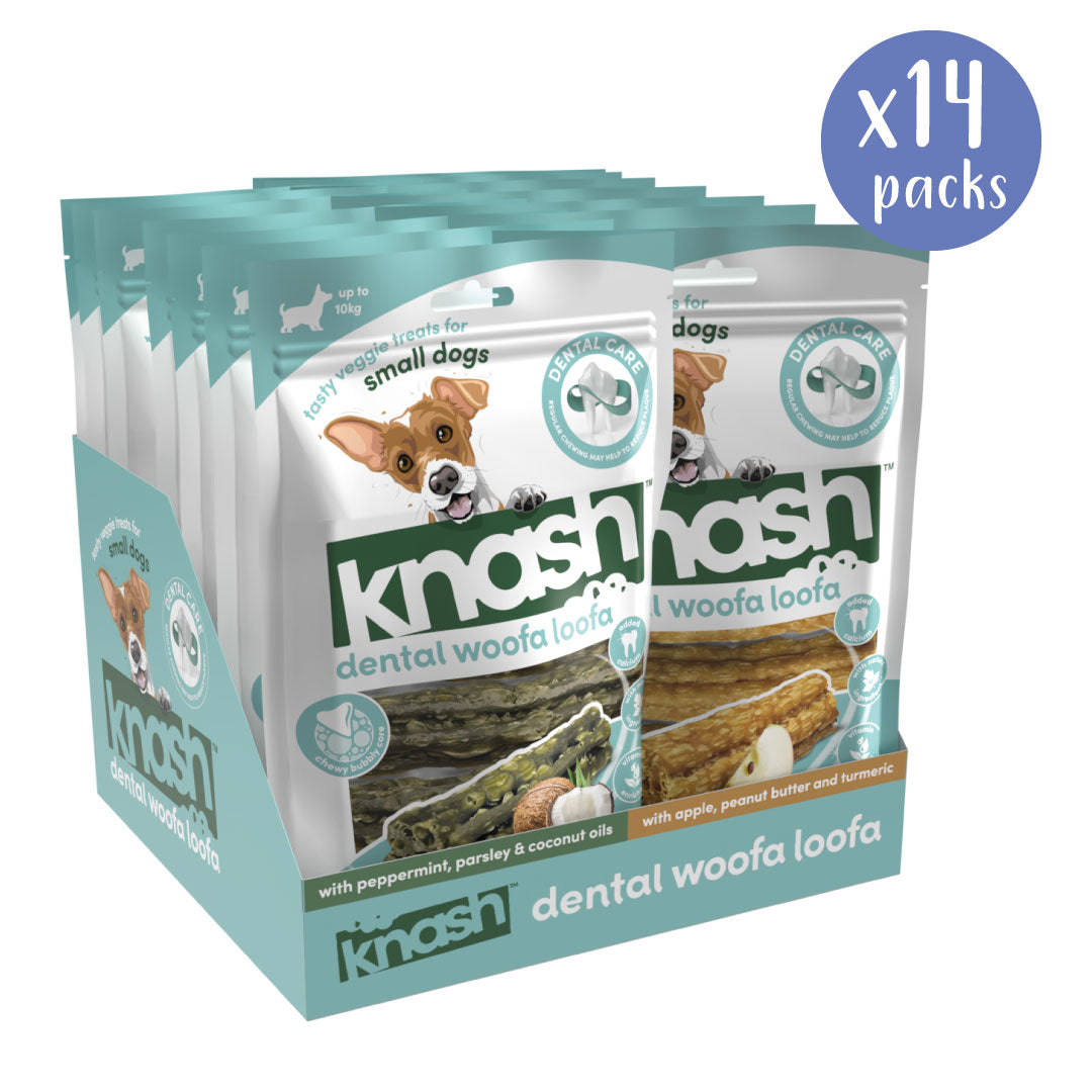 Knash Woofa Loofa - Small - Box of 14 Packs