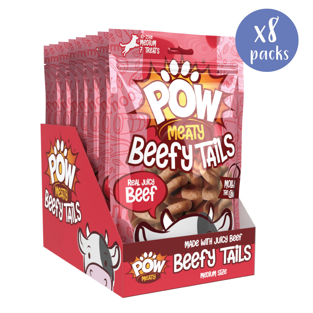 POW Beefy Tails - Box of 8 Packs