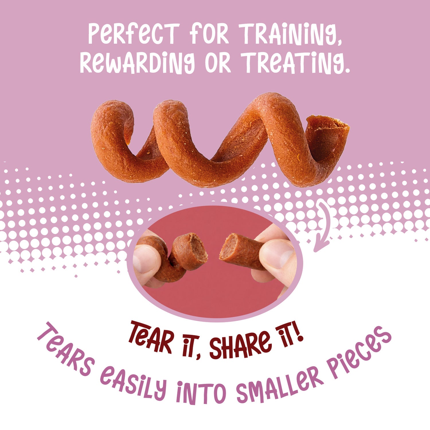 POW Porky Tails - Meaty Dog Treats - Box of 8 Packs