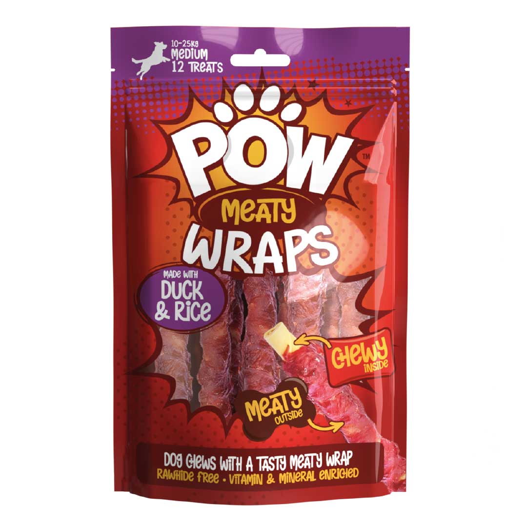 POW Meaty Wraps Duck - Box of 8 Packs