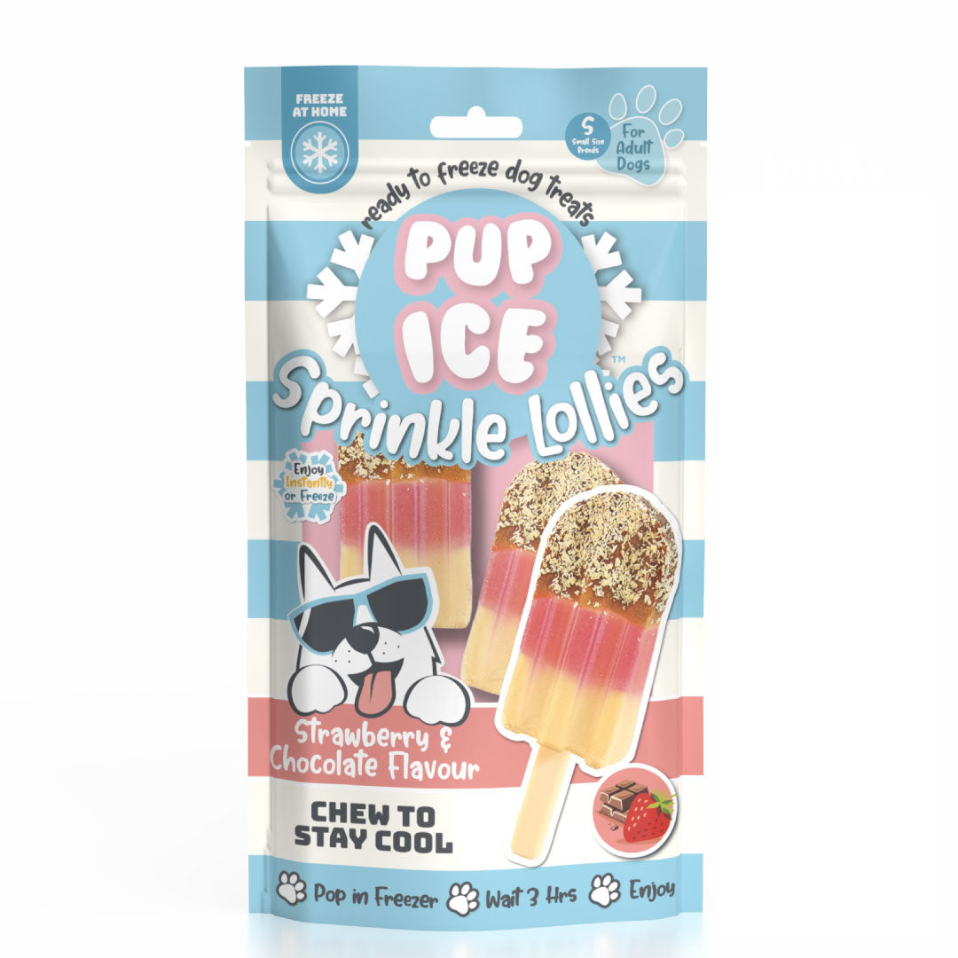 Pup Ice Sprinkle Lollies - Pack (3 Lollies)