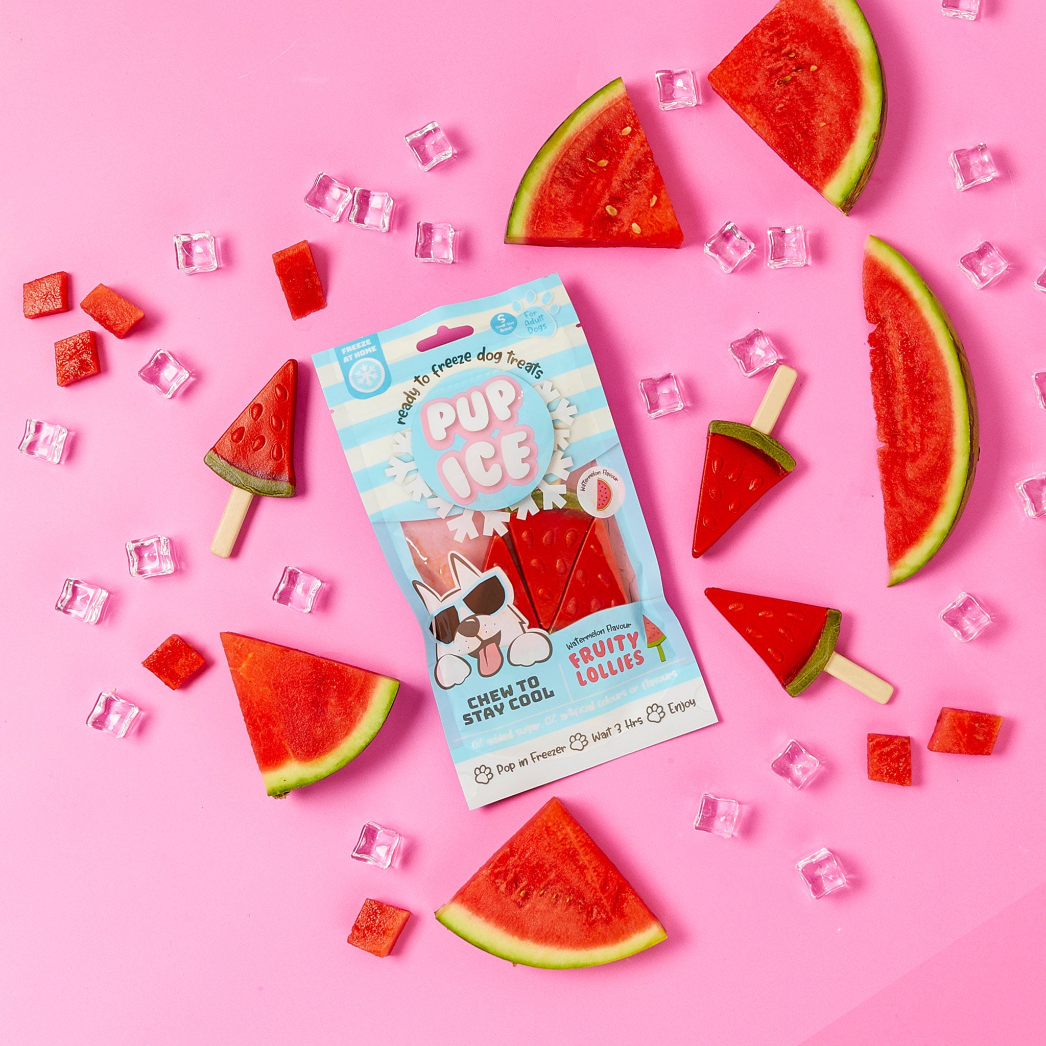 Pup Ice Watermelon Fruity Lollies